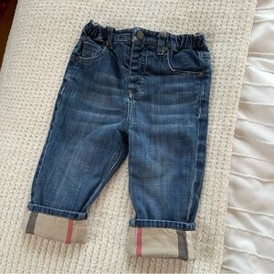 Burberry baby jeans sz 18M